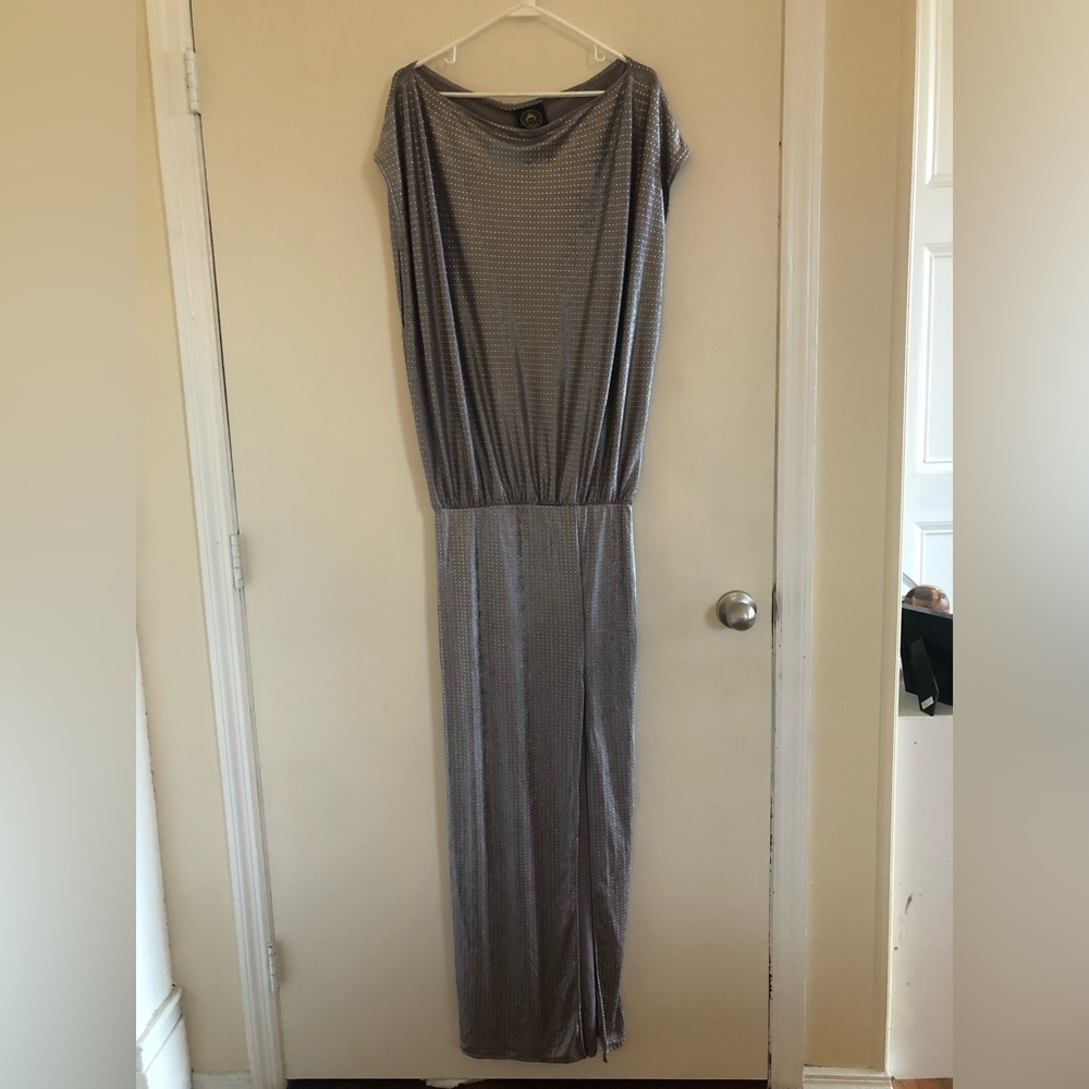 Silver Sequins Dress